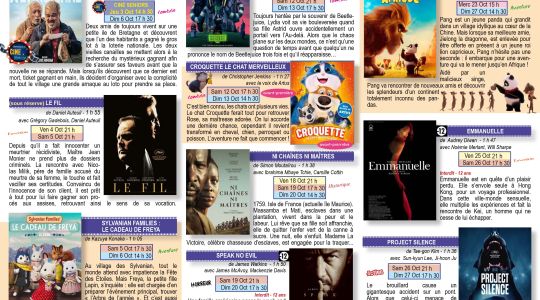 Au cinéma en Octobre