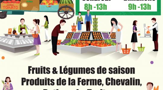 Bienvenue au marché couvert