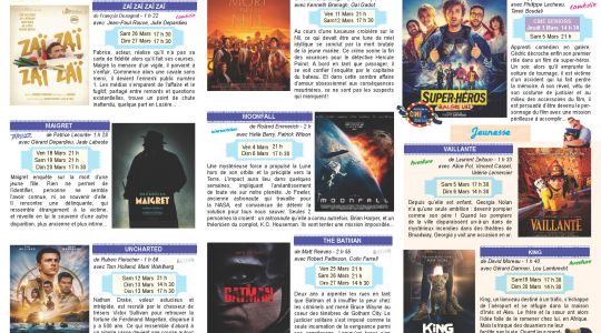 Cinéma Programme Mars 2022