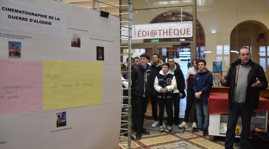 Expo sur la Guerre d'Algérie par le lycée