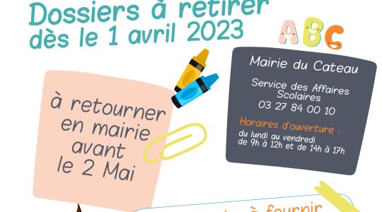 inscriptions scolaires