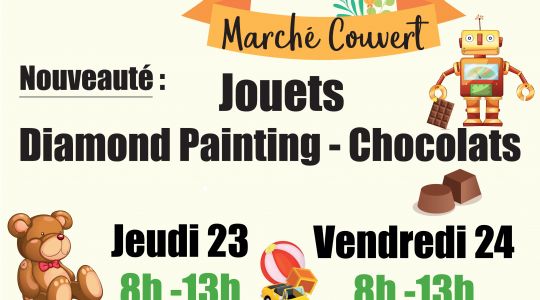 Nouveauté : Jouets au Marché Couvert