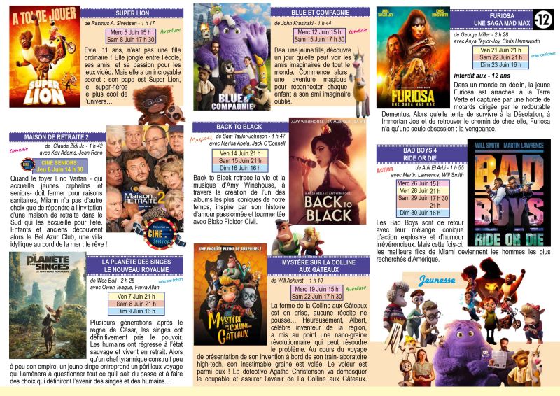 Au cinéma en Juin