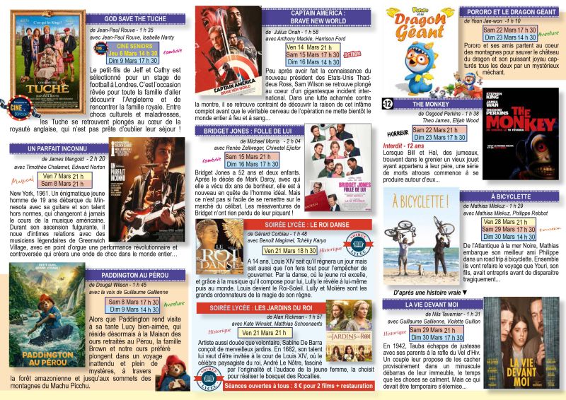 Au cinéma en Mars