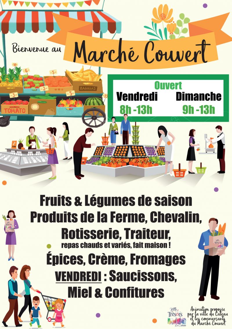 Bienvenue au marché couvert