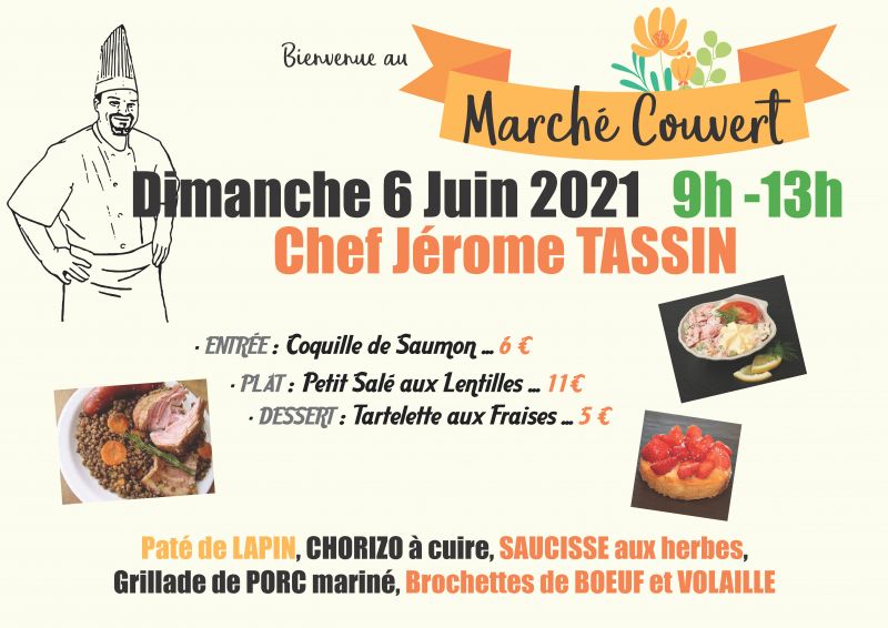 Dimanche 6 Juin au Marché Couvert