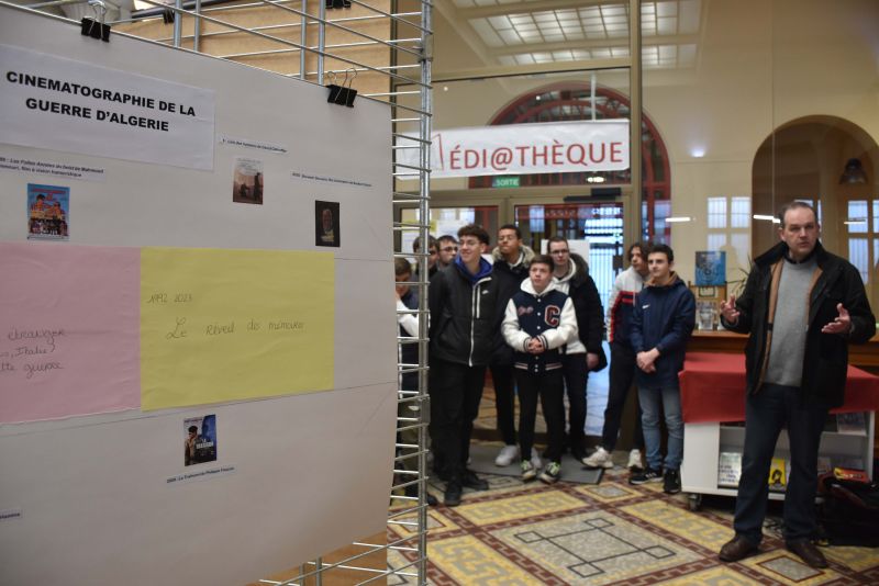 Expo sur la Guerre d'Algérie par le lycée