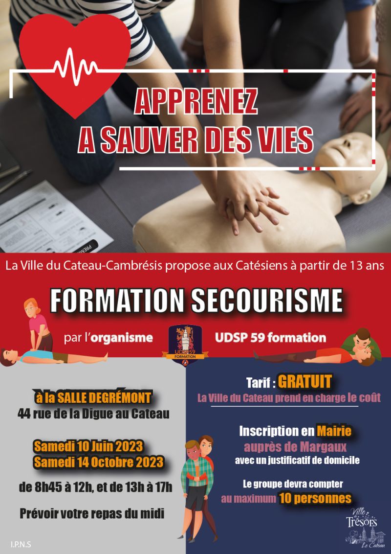 formation secourisme gratuite