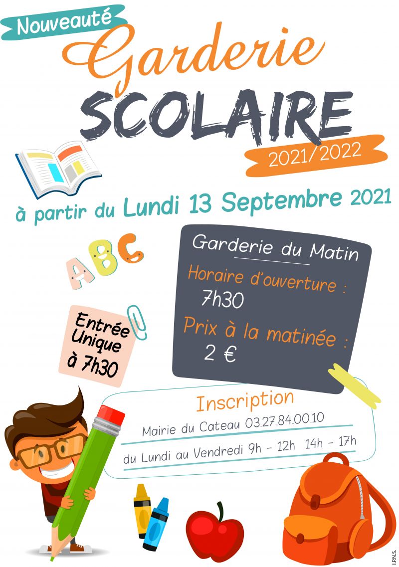 Garderie Matinale à l'école