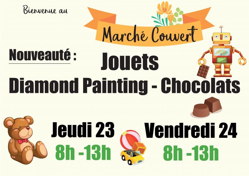 Nouveauté : Jouets au Marché Couvert