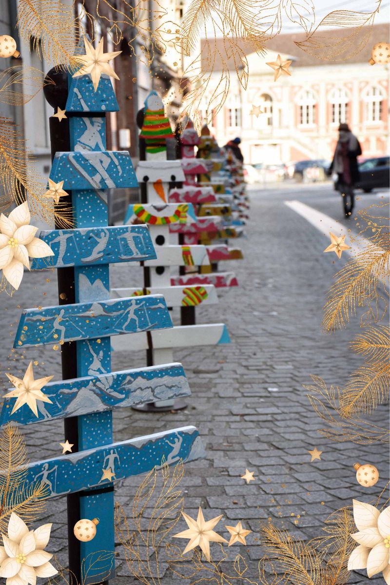 Sapins de Noel en ville