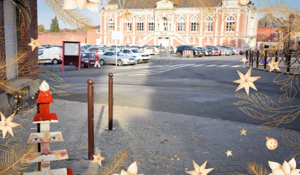 Si votre véhicule est stationné sur le parking face au Théâtre, veillez à le déplacer. La patinoire arrive Mercredi 14 Décembre 